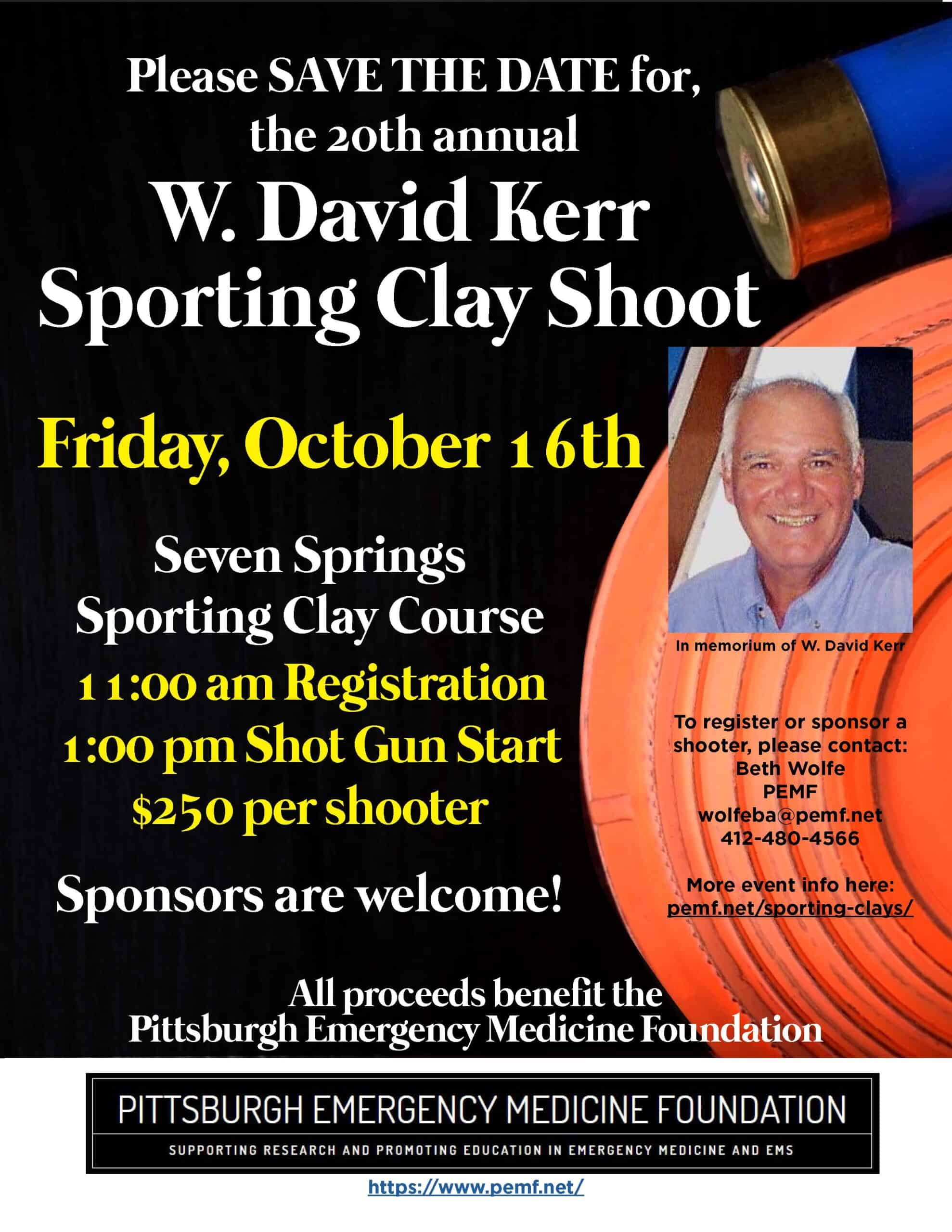 Seven Springs Clay Shoot Save the Date